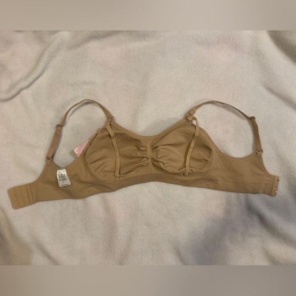 Under Control Seamless Tan Nursing Bra - Picture 5 of 6